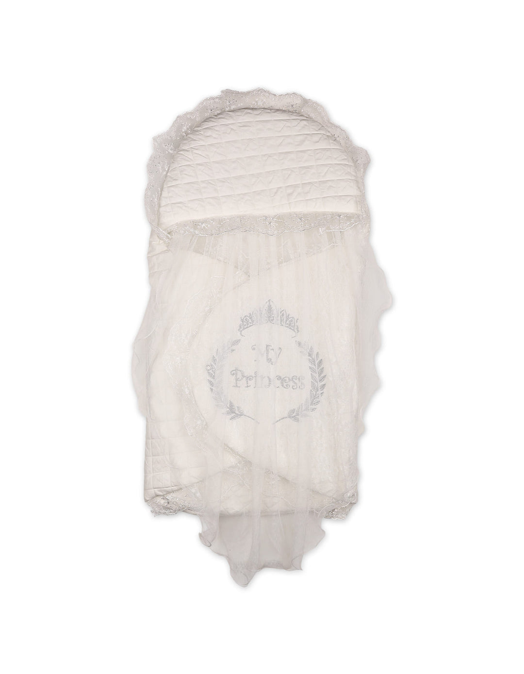 Newborn Girl Carry Nest My Princess White at Zubaidas Best Online Baby and Kids Store in Pakistan