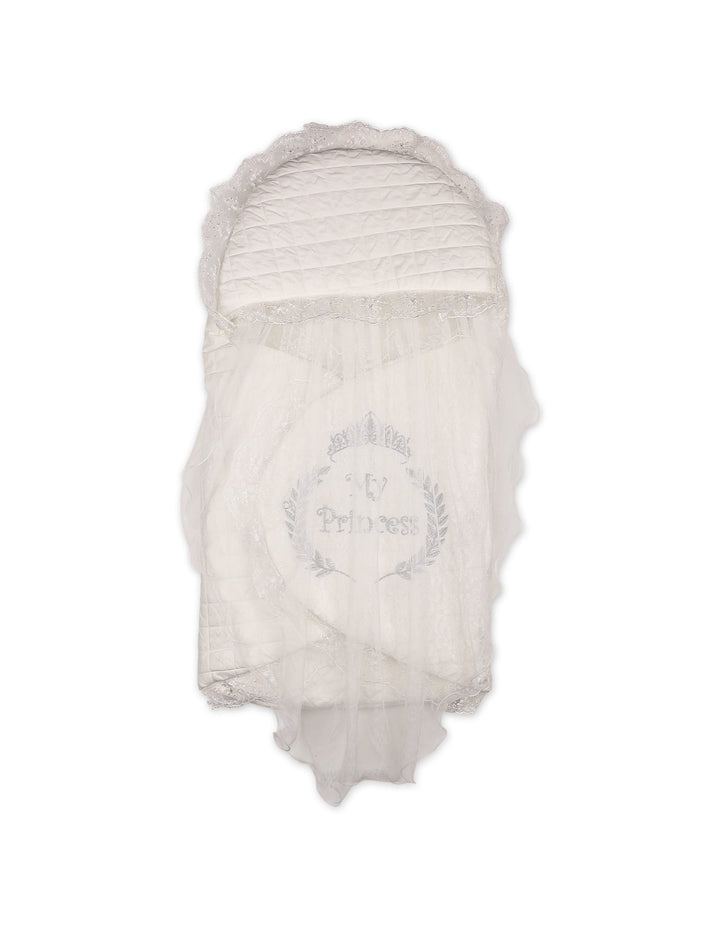 Newborn Girl Carry Nest My Princess White at Zubaidas Best Online Baby and Kids Store in Pakistan