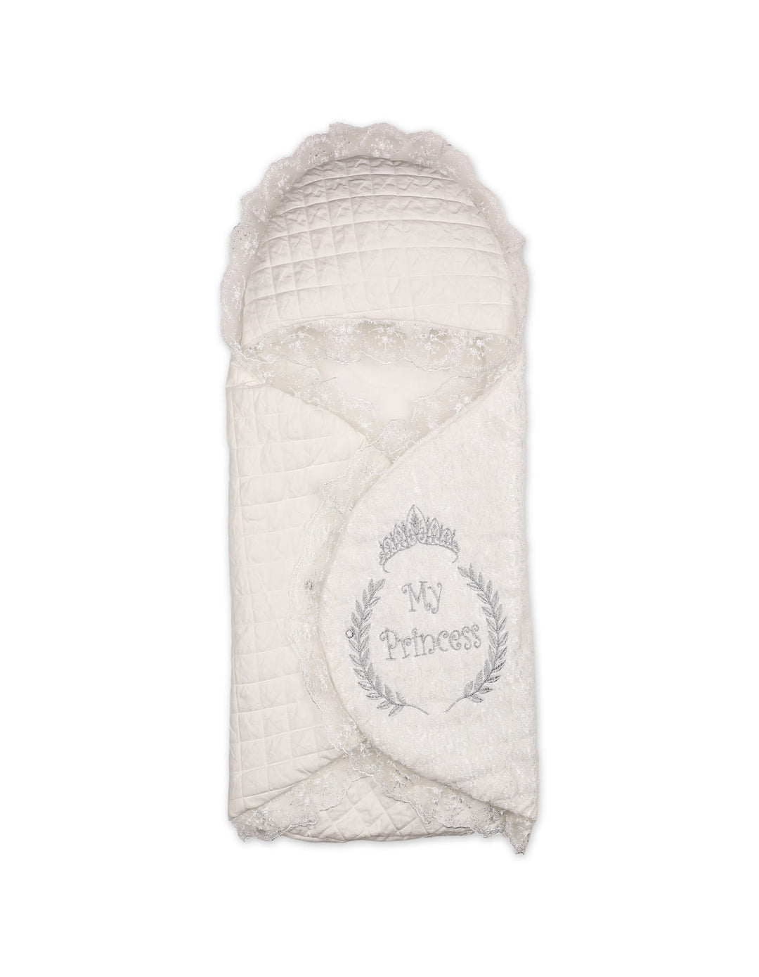 Newborn Girl Carry Nest My Princess White at Zubaidas
