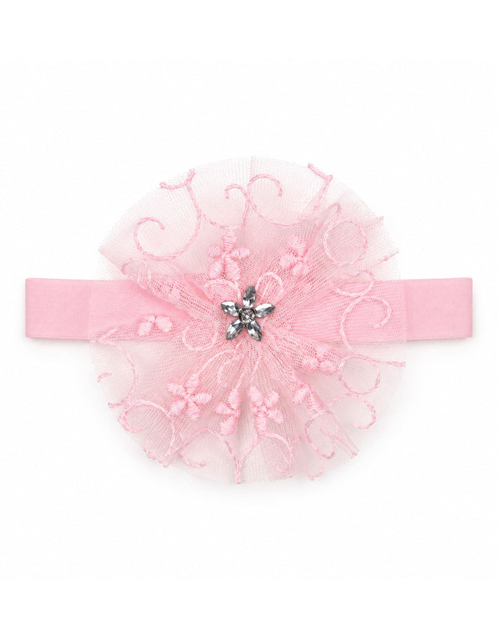 Newborn Girl Gift Set 4 Pcs Bow Pink and White at Zubaidas Best Online Baby and Kids Shop in Pakistan