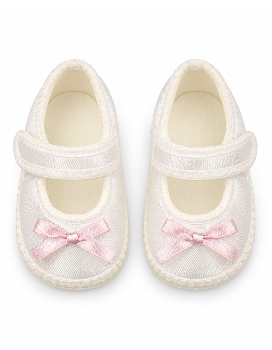 Newborn Girl Gift Set 4 Pcs Bow Pink and White at Zubaidas Best Baby and Kids Store in Pakistan