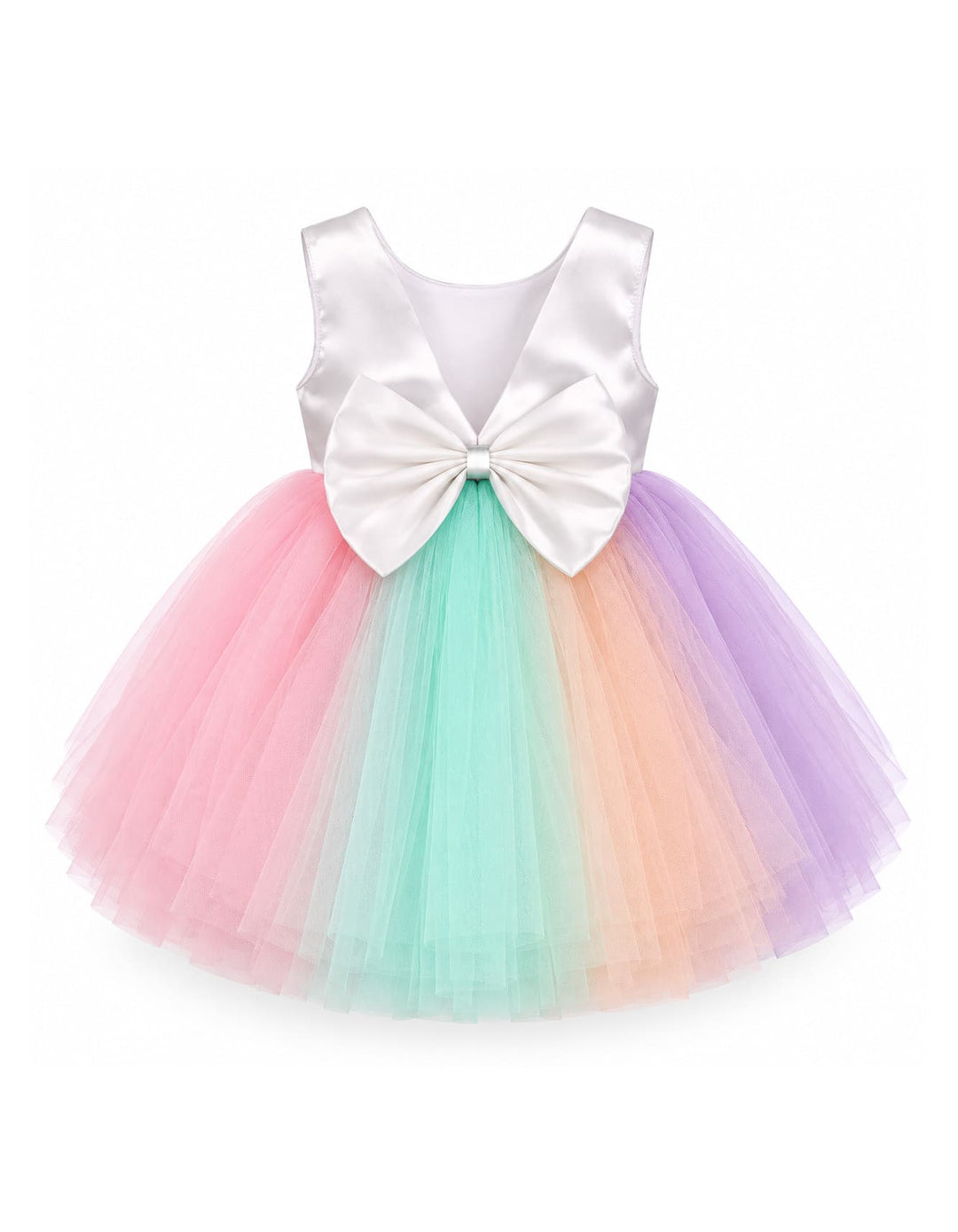 Newborn Girl Gift Set 4 Pcs Crown and Rainbow White at Zubaidas Online Pakistan