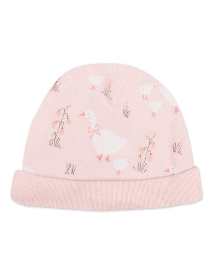 Newborn Girl Gift Set 8 Pcs Duck Theme Peach at Zubaidas Most Trusted Baby Store in Pakistan