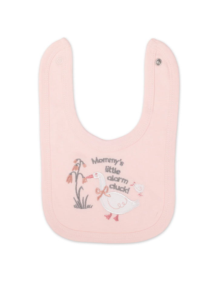 Newborn Girl Gift Set 8 Pcs Duck Theme Peach at Zubaidas Best Baby and Kids Store in Pakistan