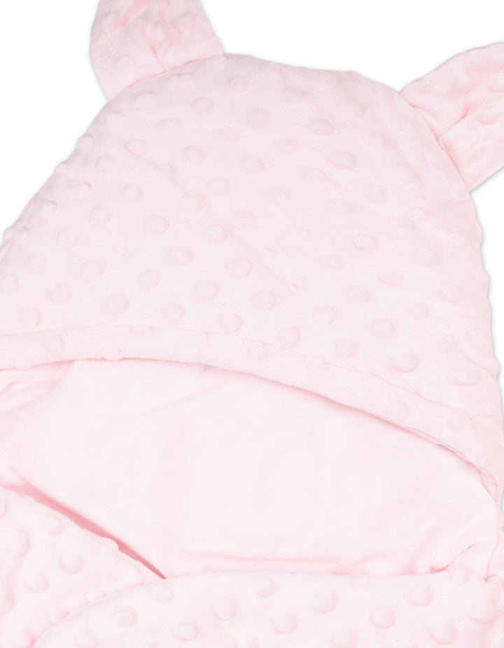 Newborn Girl Hooded Carry Nest Bunny Pink at Zubaidas Official Pakistan
