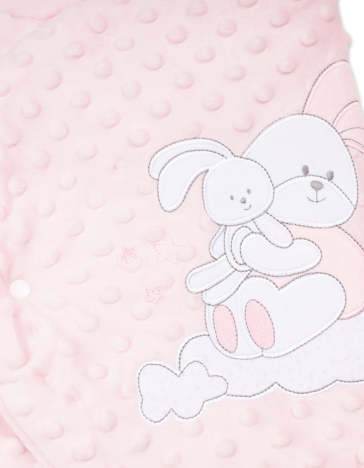 Newborn Girl Hooded Carry Nest Bunny Pink at Zubaidas Online Pakistan