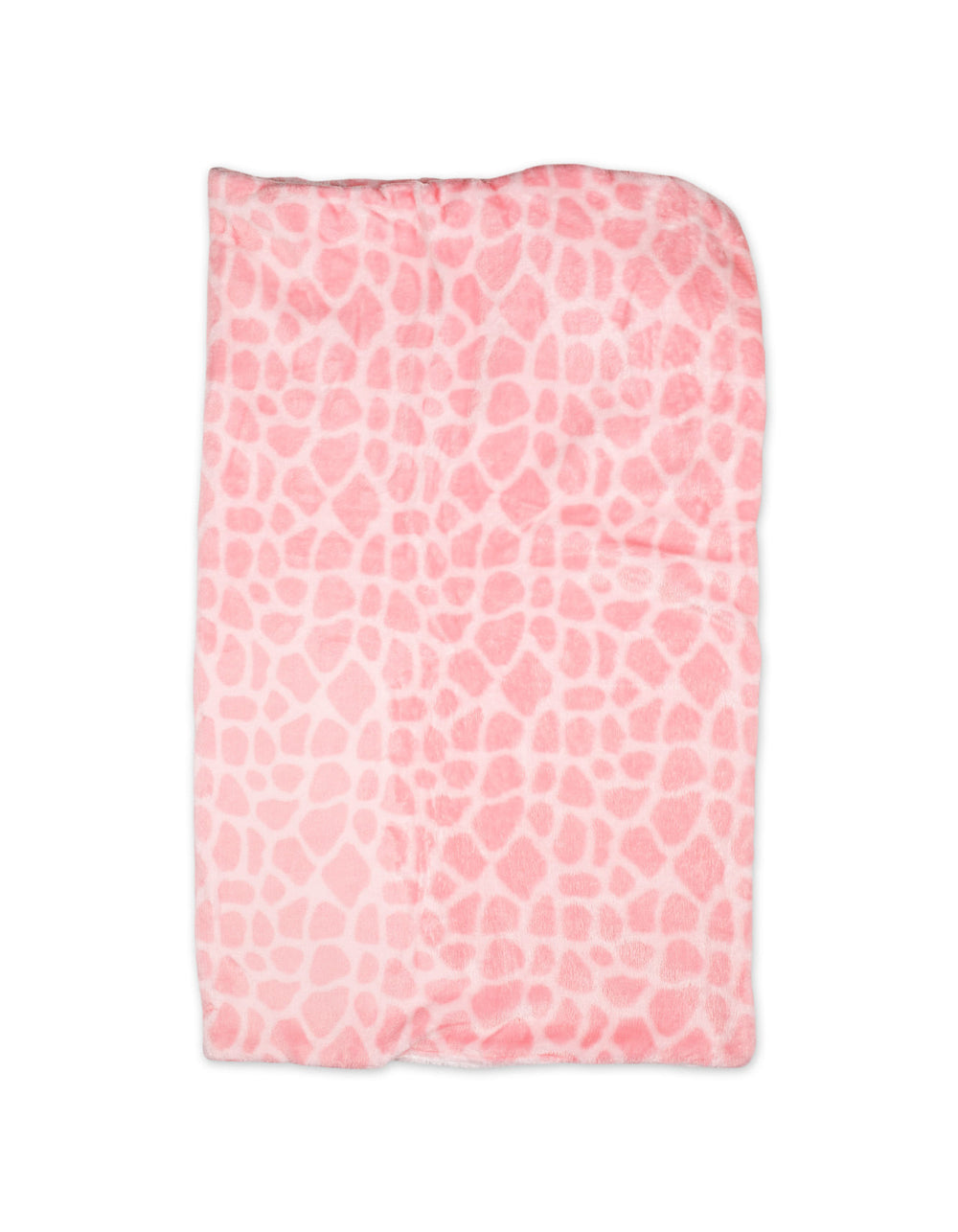 Newborn Girl Hooded Swaddle Blanket Giraffe Print Pink at Zubaidas Official Pakistan