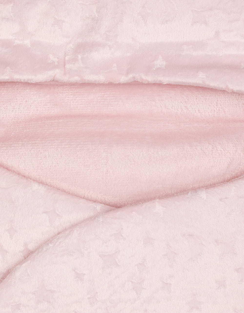 Newborn Girl Hooded Swaddle Wrap Star and Moon Pink at Zubaidas Official Pakistan