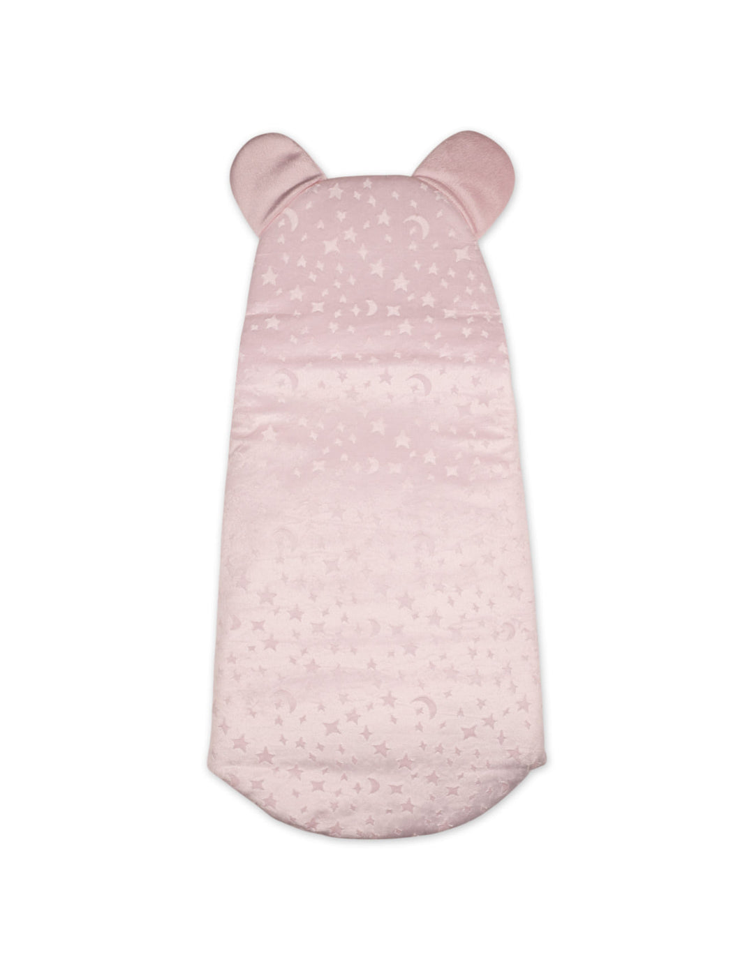 Newborn Girl Hooded Swaddle Wrap Star and Moon Pink at Zubaidas Best Online Baby and Kids Store in Pakistan