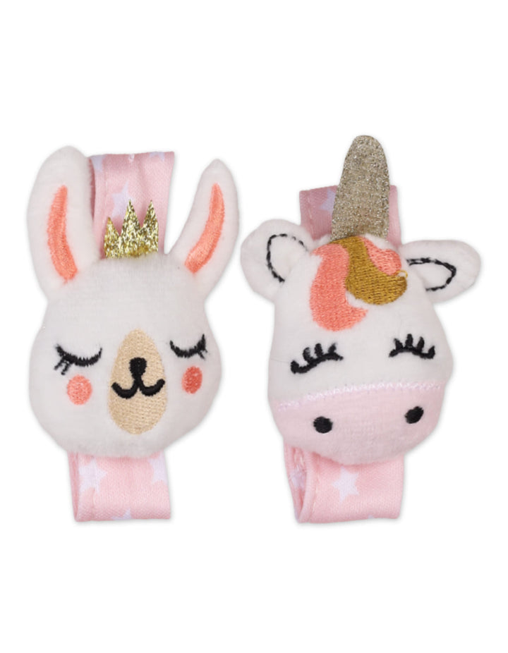 Newborn Girl Rattle Wrist Band Unicorn Pink at Zubaidas Official Pakistan