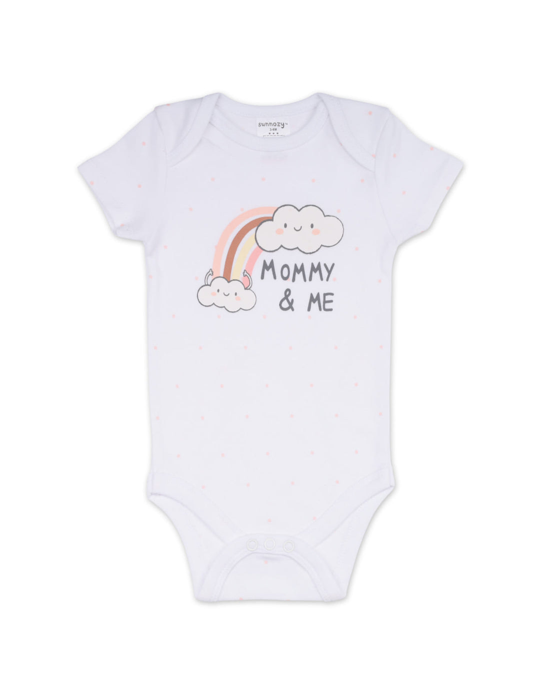 Newborn Girl Short Sleeve Bodysuits Pack of 3 Mommy and Me at Zubaidas Official Pakistan