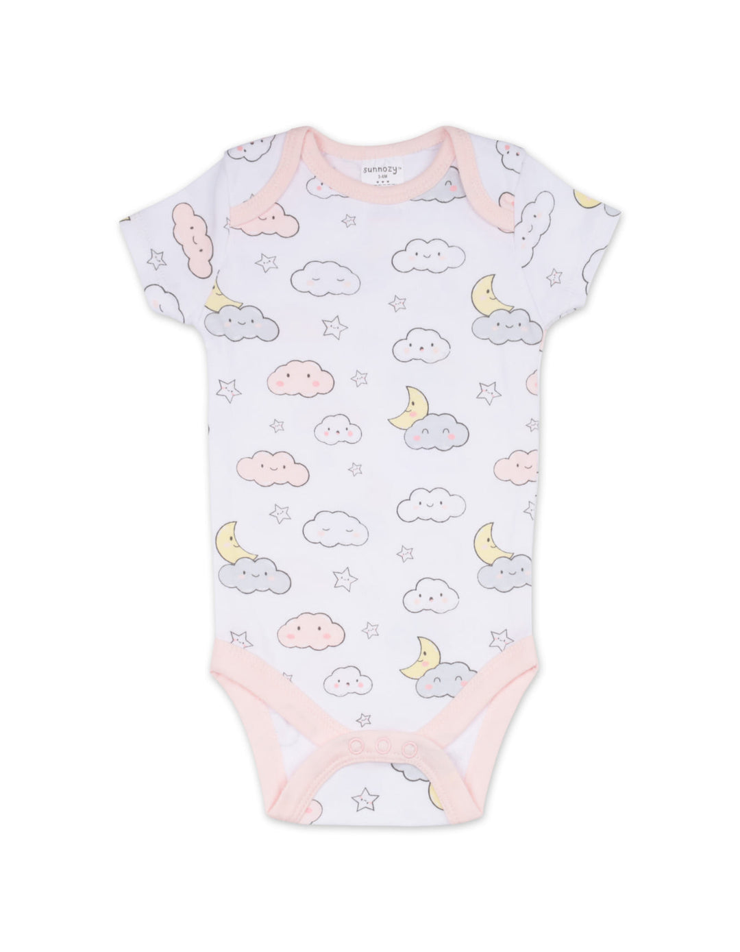 Newborn Girl Short Sleeve Bodysuits Pack of 3 Mommy and Me at Zubaidas Best Online Baby and Kids Store in Pakistan