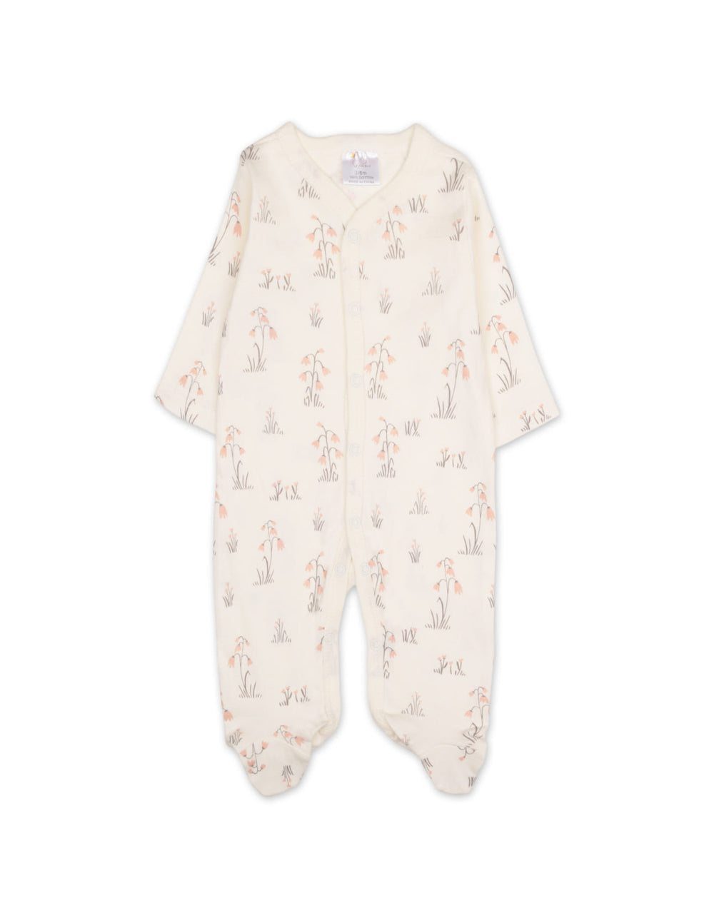 Newborn Girl Sleepsuit Pack of 3 Duck Garden at Zubaidas Official Pakistan