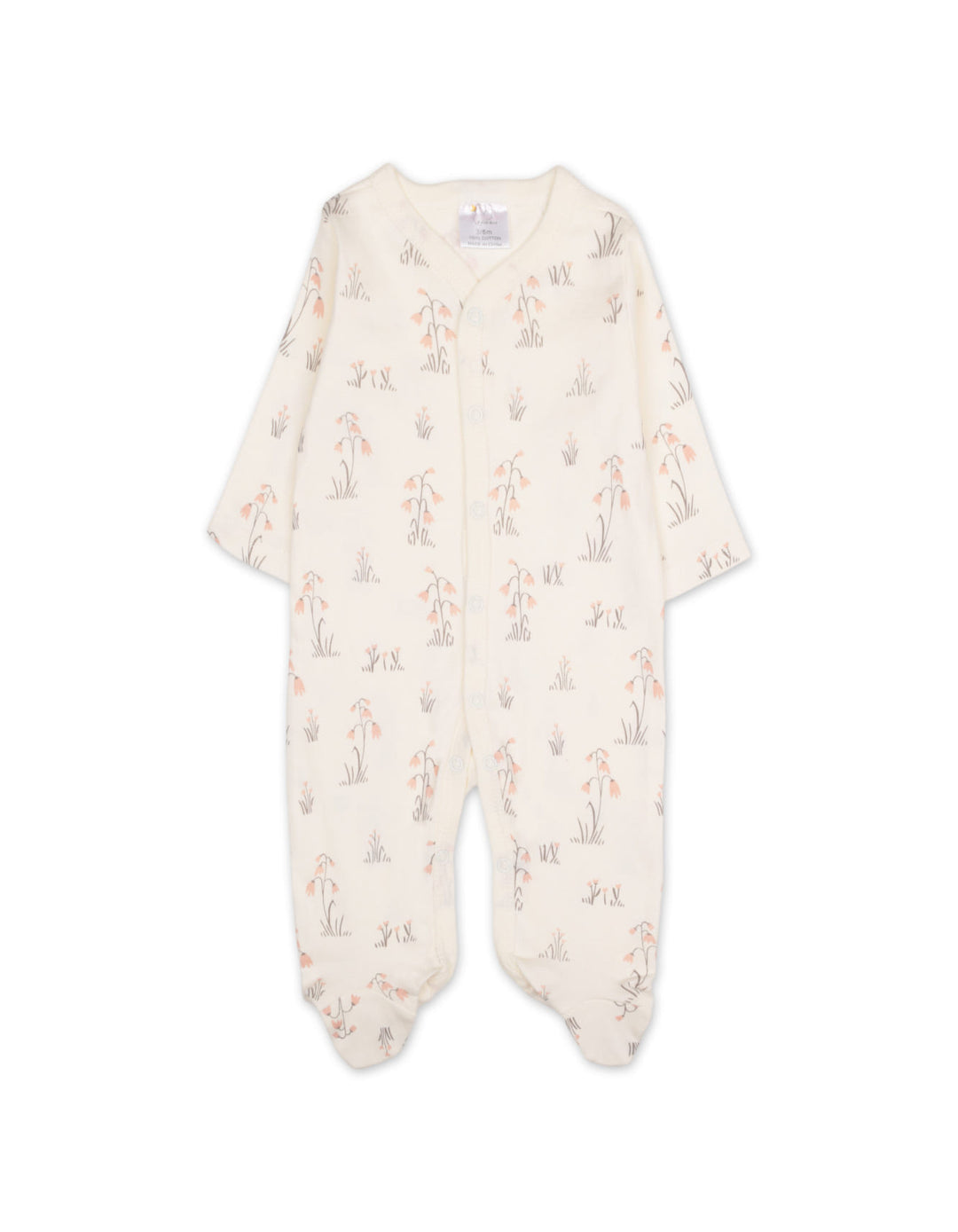 Newborn Girl Sleepsuit Pack of 3 Duck Garden at Zubaidas Official Pakistan