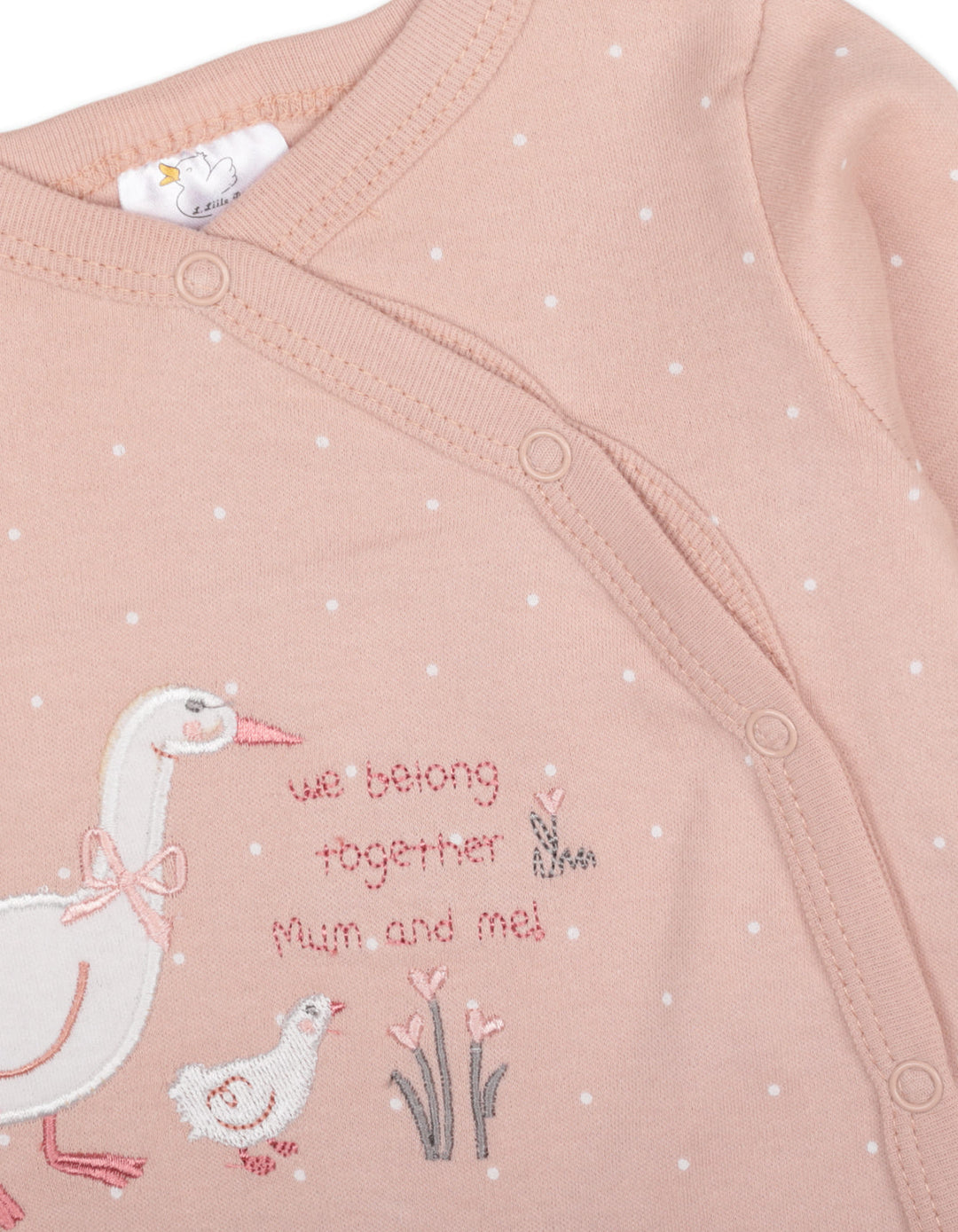 Newborn Girl Sleepsuit Pack of 3 Duck Garden at Zubaidas Number 1 Baby and Kids Store in Pakistan