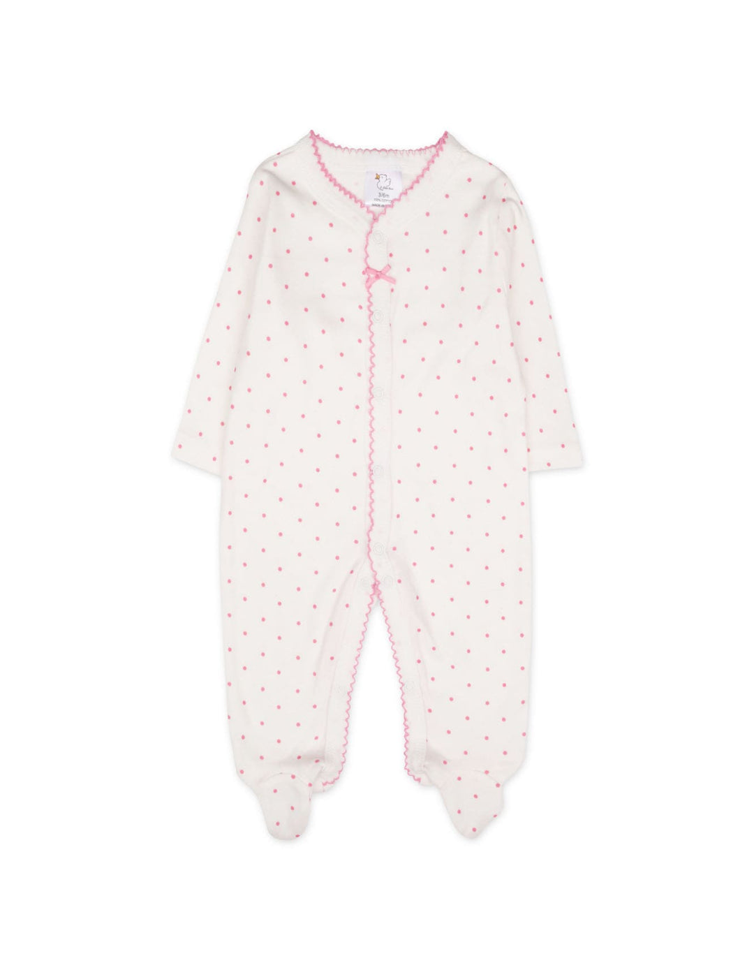 Newborn Girl Sleepsuit Pack of 3 Floral Print and Polka Dot at Zubaidas Best Online Baby and Kids Store in Pakistan