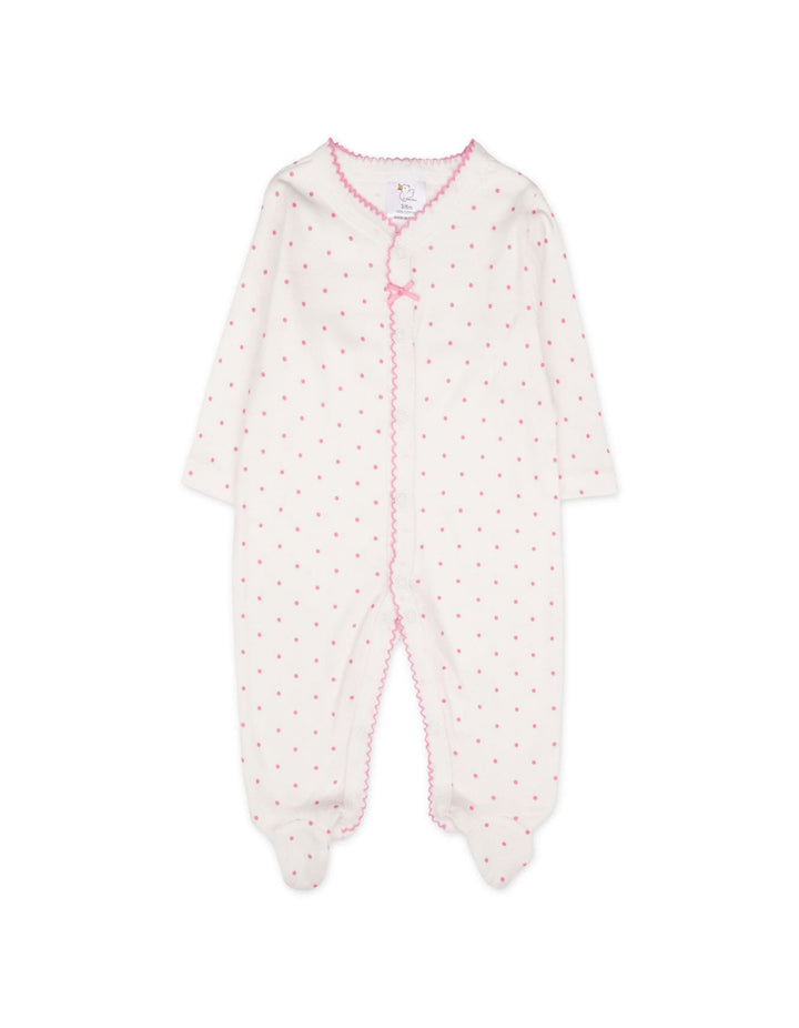 Newborn Girl Sleepsuit Pack of 3 Floral Print and Polka Dot at Zubaidas Best Online Baby and Kids Store in Pakistan