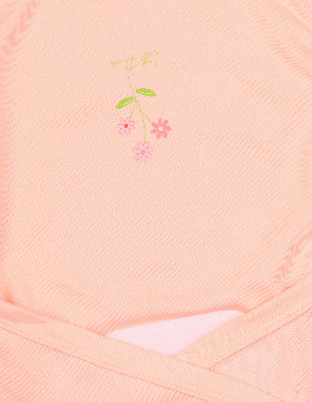 Newborn Girl Swaddling Sheet Bambies Peach Floral at Zubaidas Online Pakistan