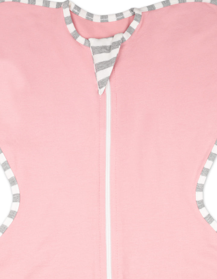 Newborn Girl Zipper Swaddle Wrap Tea Pink at Zubaidas Online Pakistan
