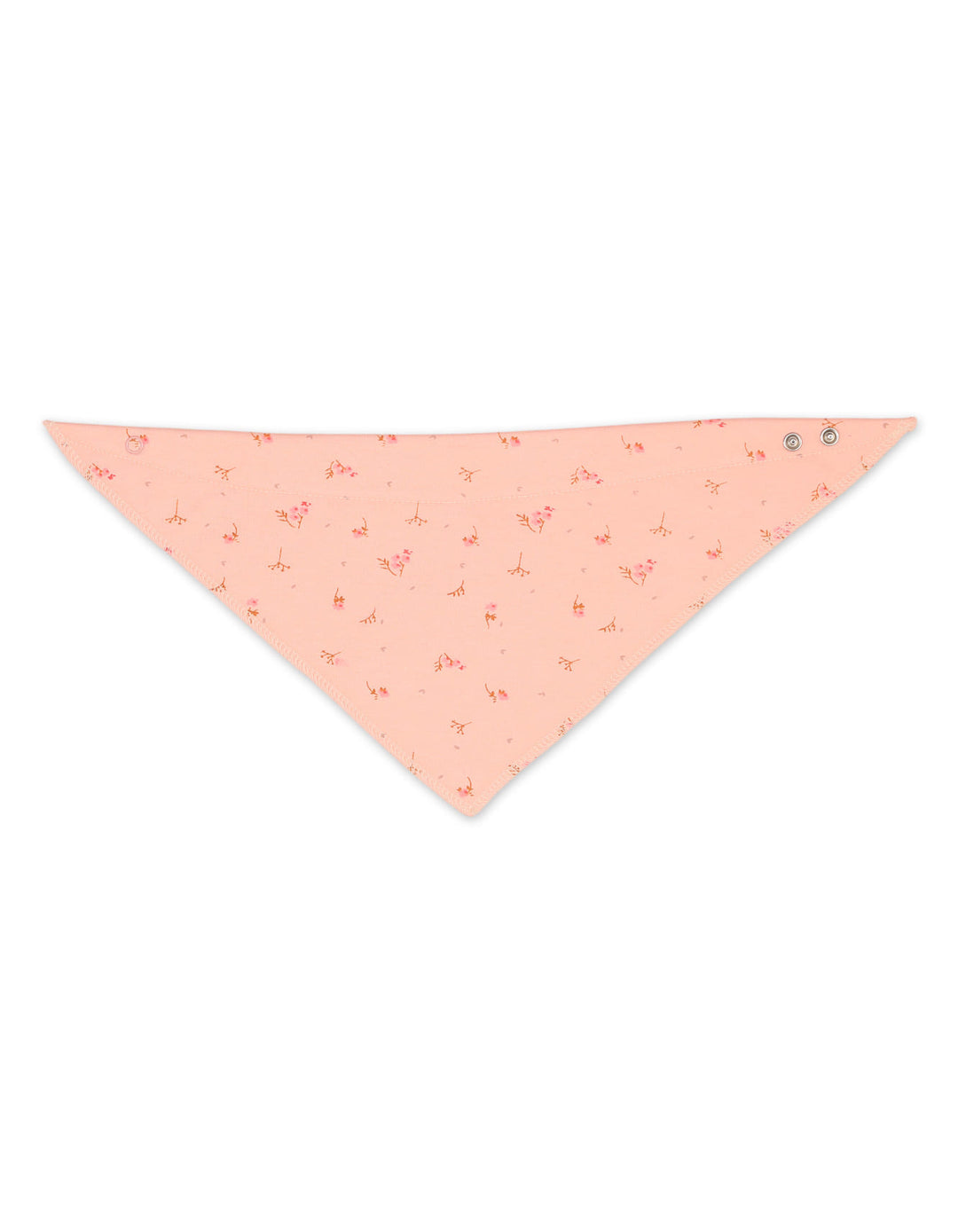 Newborn Girls Bibs Pack of 3 Bambies Peach Floral at Zubaidas Best Online Baby and kids Shop in Pakistan