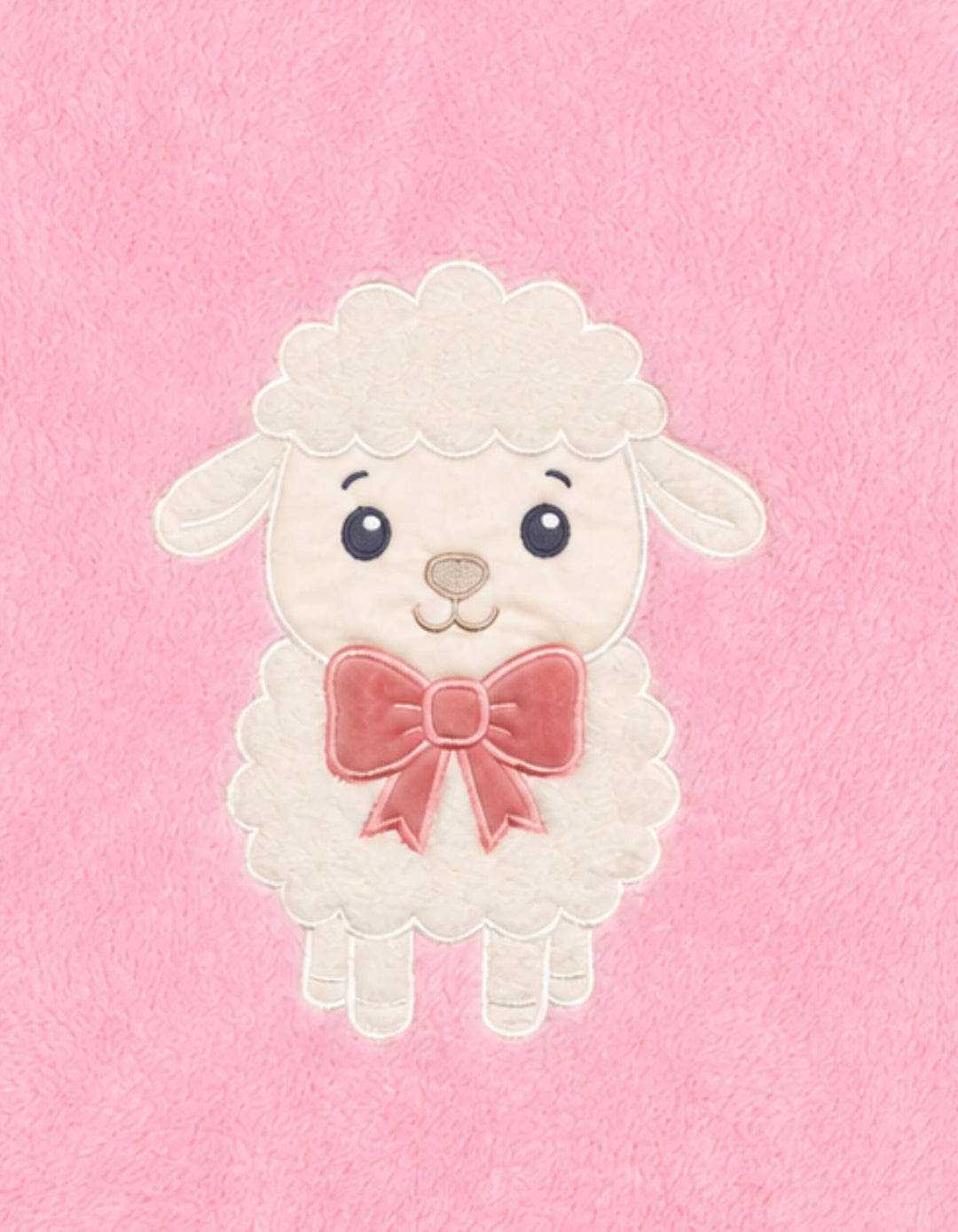 Newborn Girls Blanket Cute Lamb Pink at Zubaidas Official Pakistan