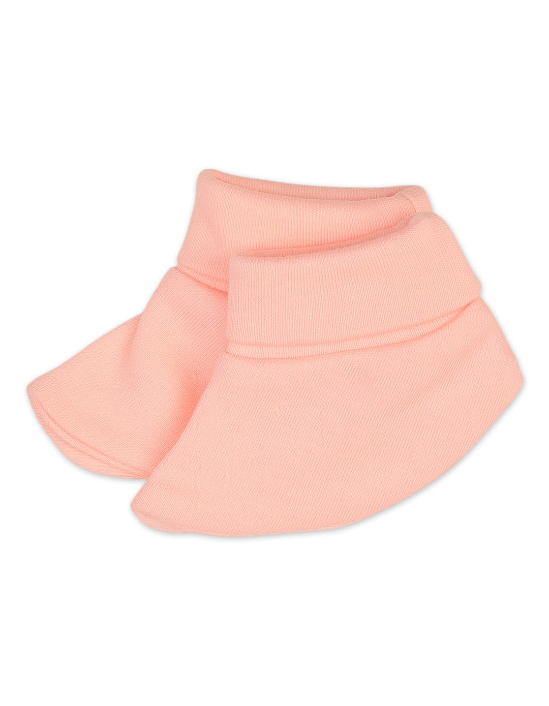 Newborn Girls Booties Pack of 2 Bambies Peach Floral at Zubaidas Online Pakistan