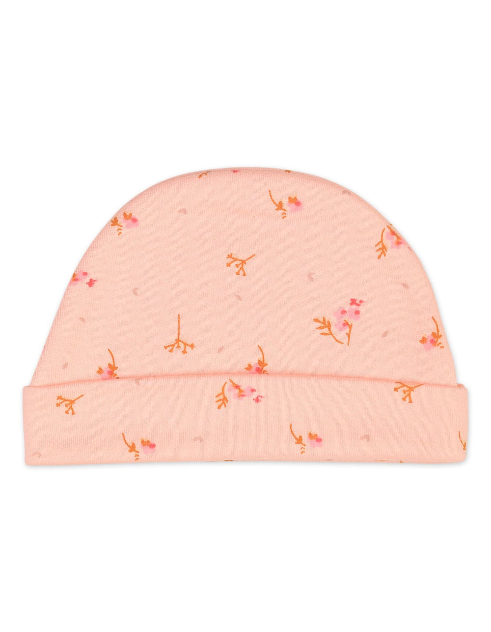 Newborn Girls Cap Pack of 3 Bambies Peach Floral at Zubaidas Official Pakistan