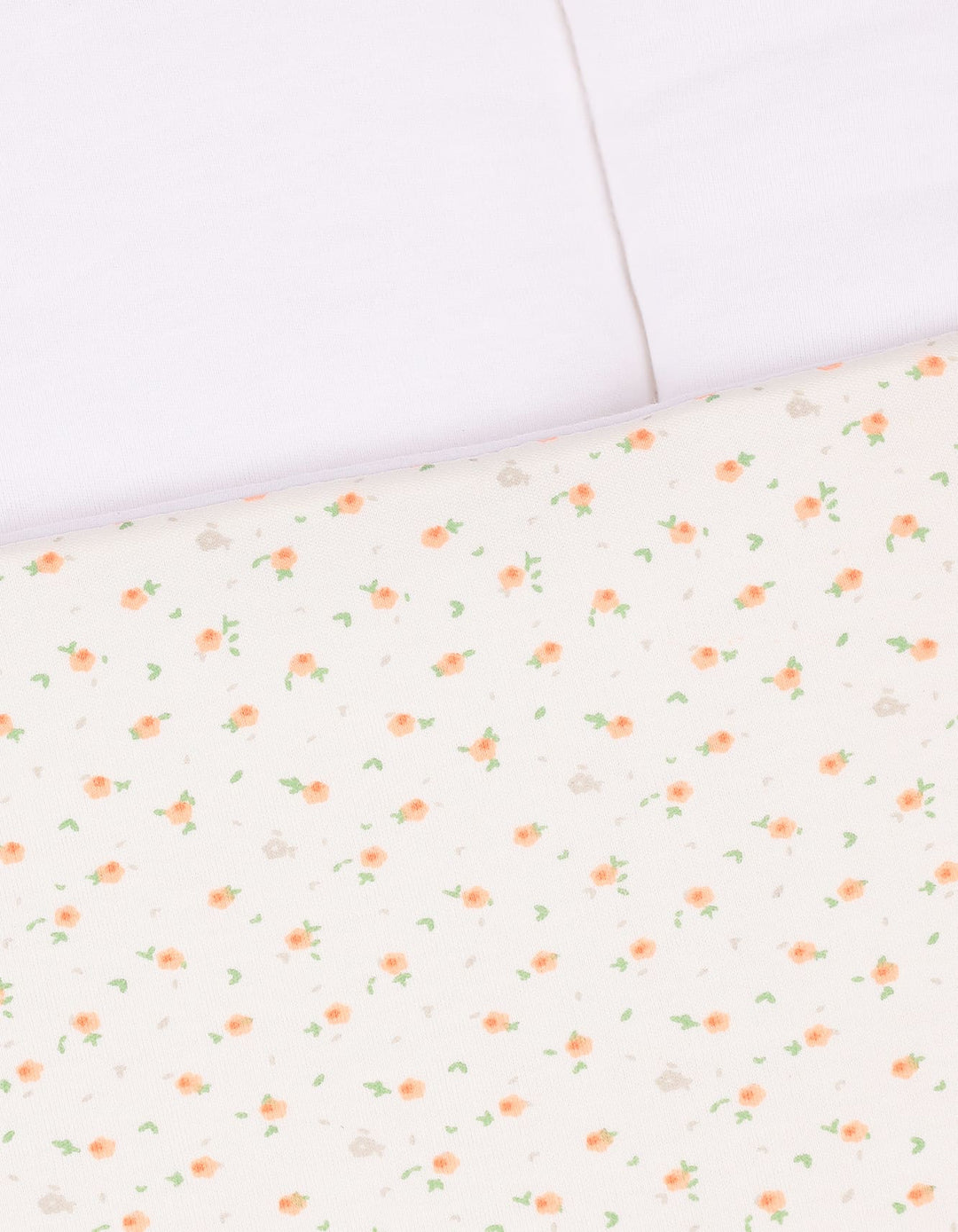 Newborn Girls Carry Nest Bambies Peach Floral Off White at Zubaidas Best Online Baby and Kids Store in Pakistan