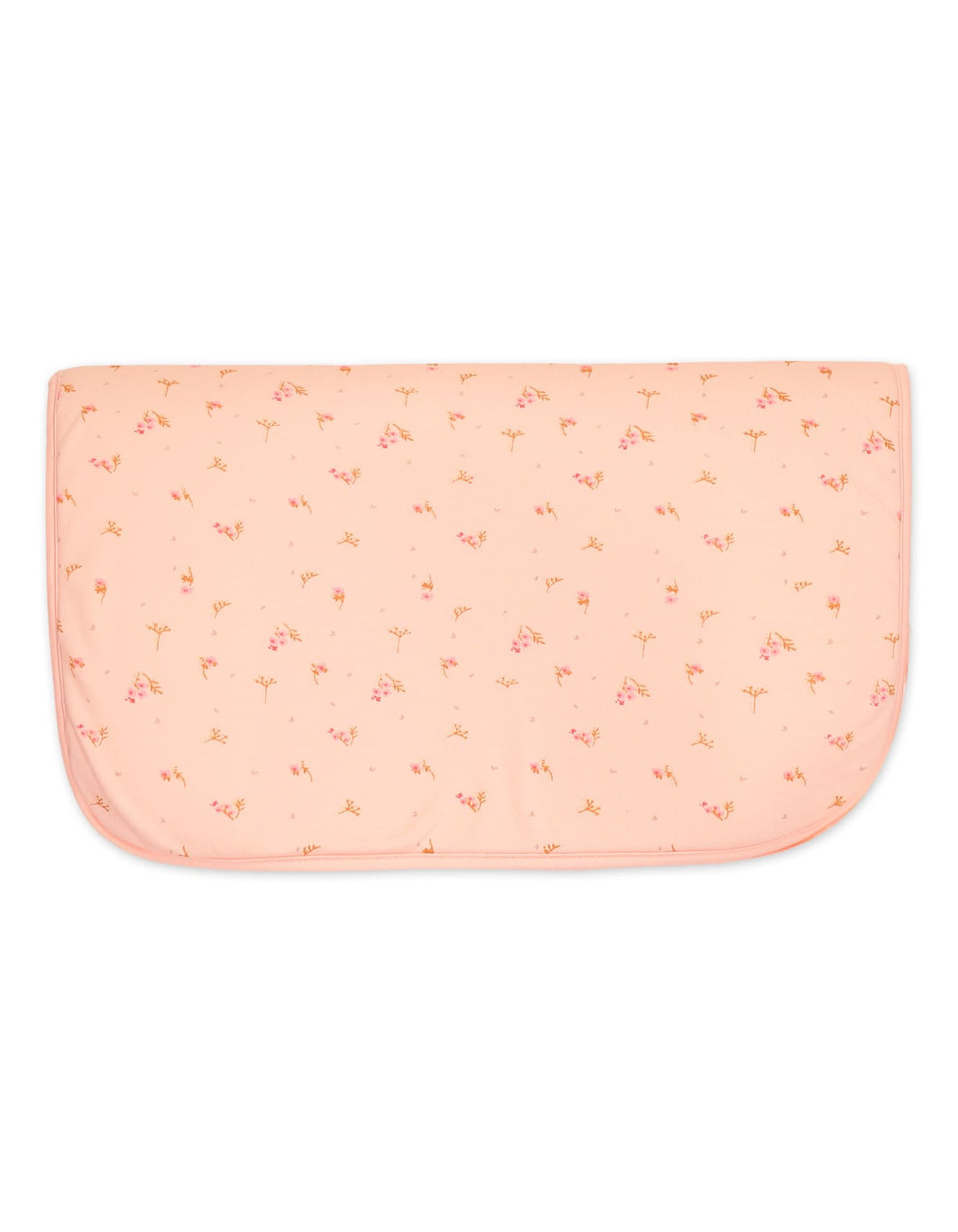 Newborn Girls Changing Sheet Bambies Peach Floral Printed Peach at Zubaidas Official Pakistan