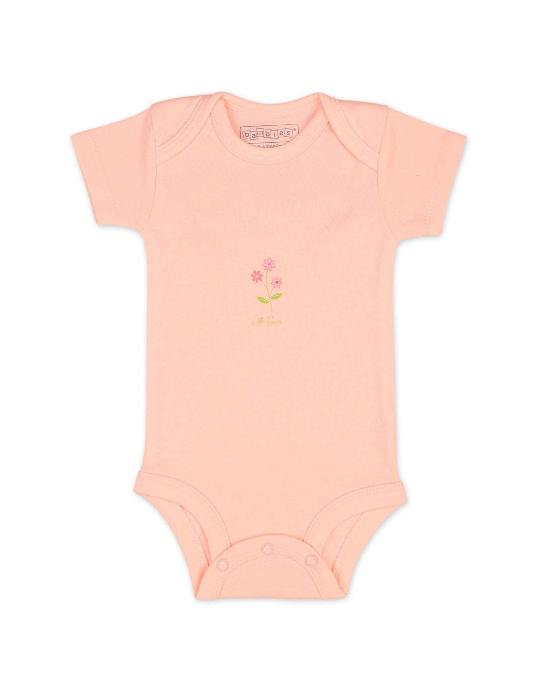 Newborn Girls Gift Set 7 Pieces Bambies Peach Floral at Zubaidas Online Pakistan