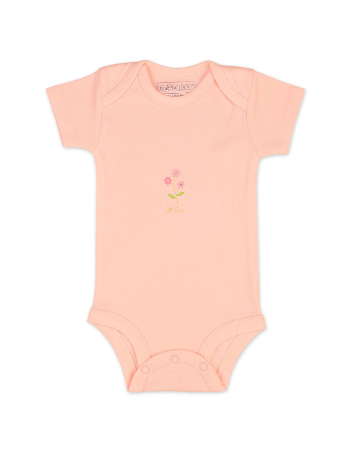 Newborn Girls Gift Set 7 Pieces Bambies Peach Floral at Zubaidas Online Pakistan