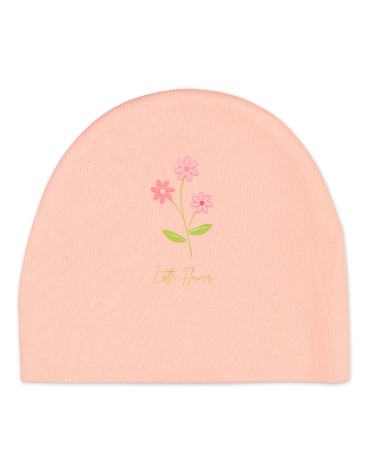 Newborn Girls Gift Set 7 Pieces Bambies Peach Floral at Zubaidas Number 1 Baby Store in Pakistan