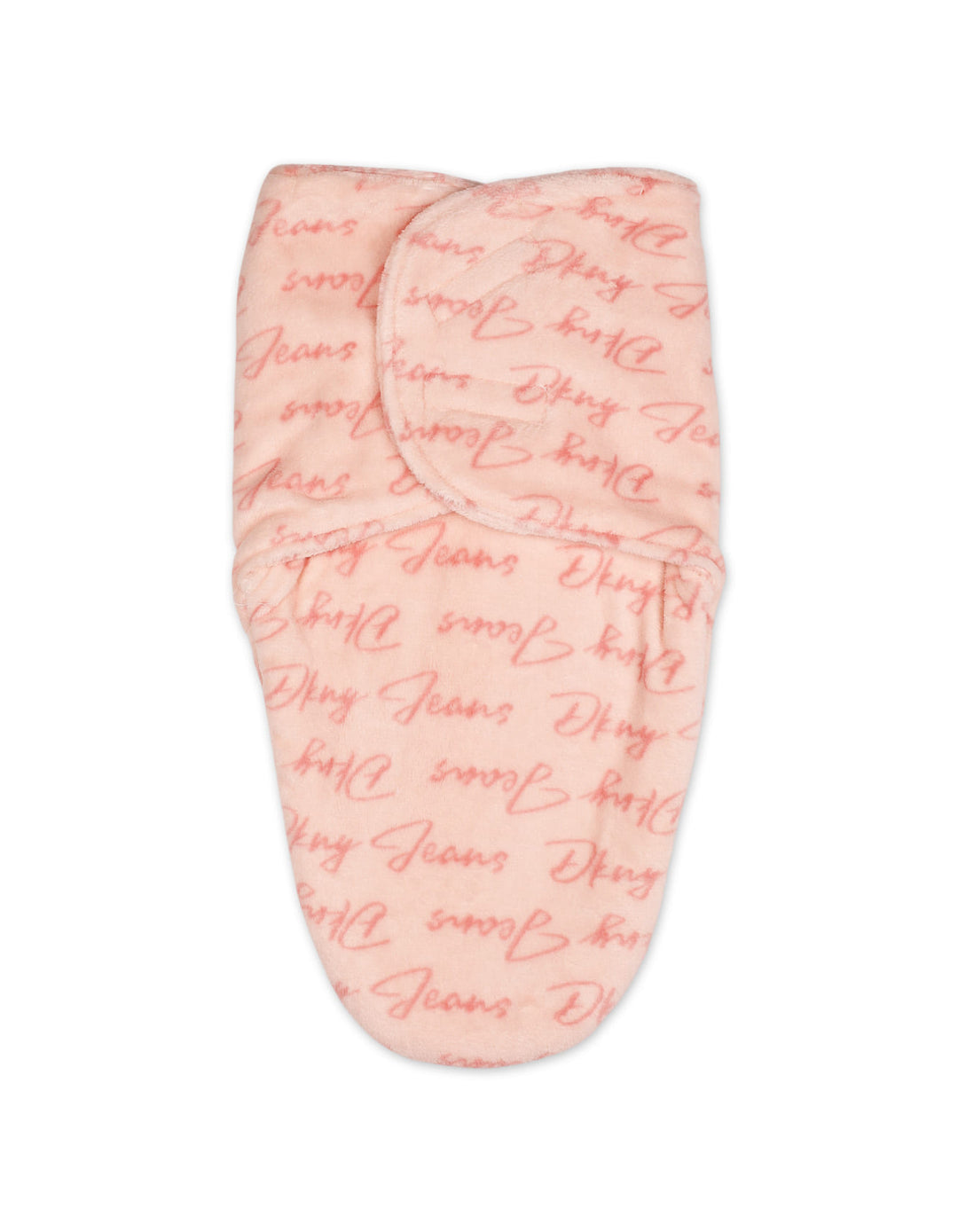Newborn Girls Plush Swaddle Wrap with Velcro Closure Pink at Zubaidas Online Pakistan