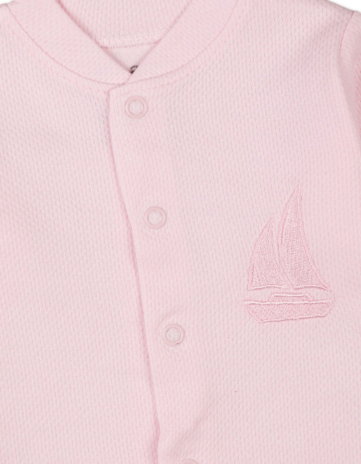 Newborn Girls Romper with Cap Light Pink Premium Turkish Collection at Zubaidas Official Pakistan