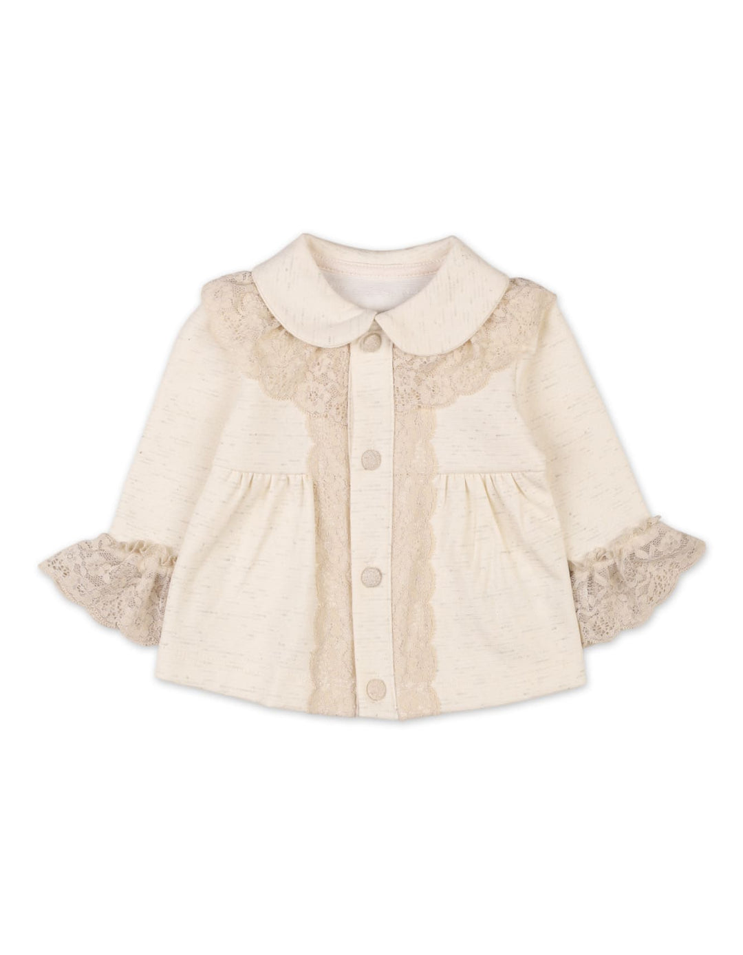 Newborn Girls Suit Beige Premium Turkish Collection at Zubaidas Pakistan