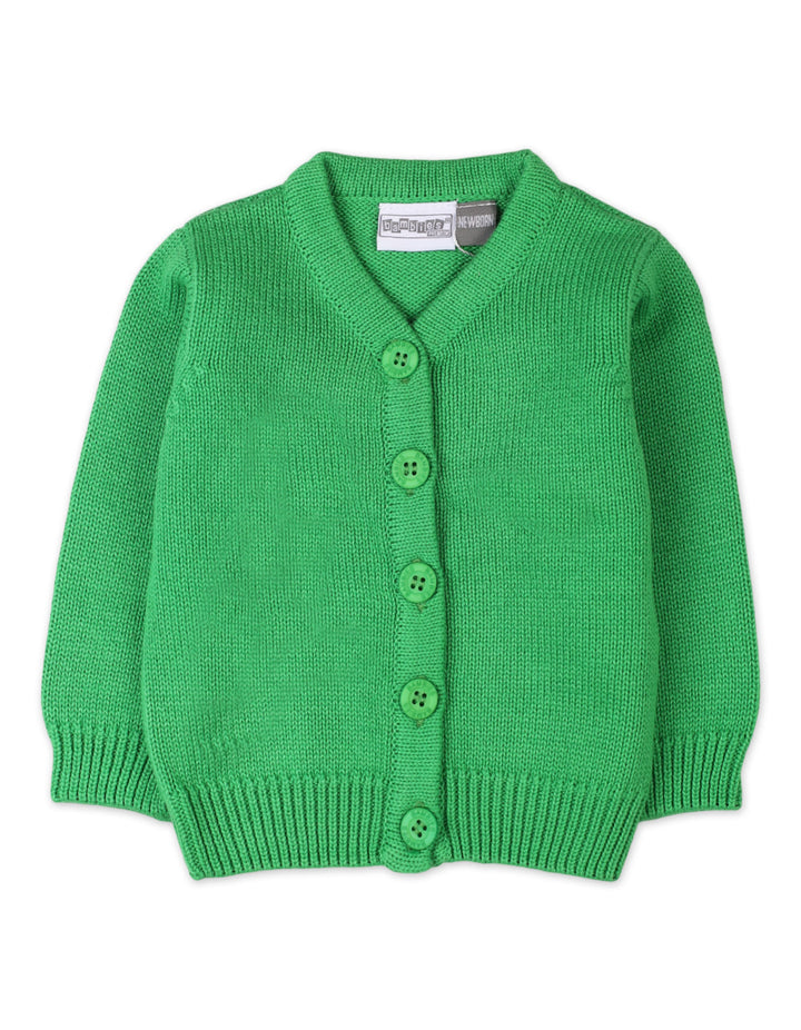 Newborn Girls Winter Cardigan Sweaters Bambies Knitted Green at Zubaidas