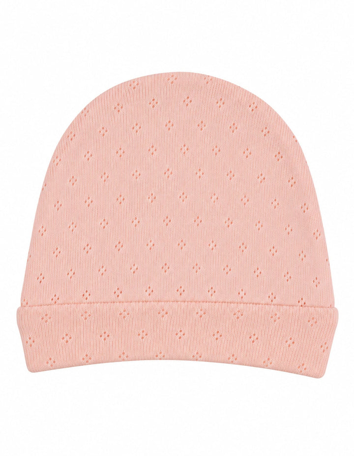Newborn Girls Winter Romper with Cap Peach at Zubaidas Best Online Baby Kids and Moms Store in Pakistan