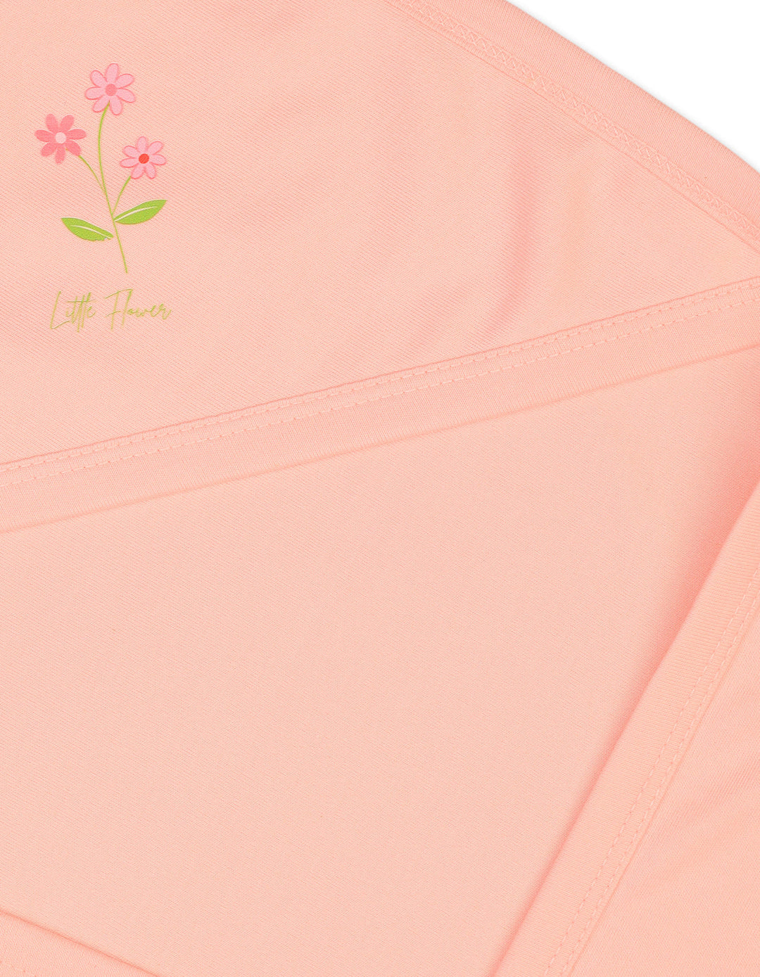 Newborn Girls Wrapping Sheet Bambies Peach Floral at Zubaidas Official Pakistan