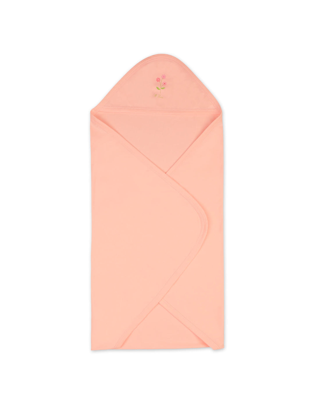 Newborn Girls Wrapping Sheet Bambies Peach Floral at Zubaidas