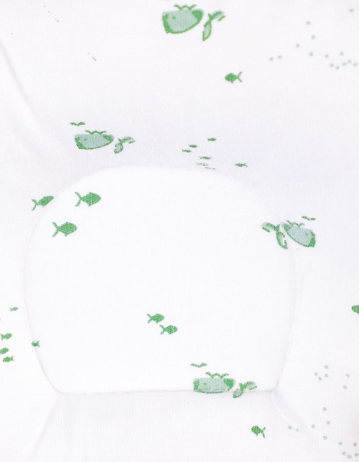 Newborn Head Shaping Pillow Bambies Marine Printed White at Zubaidas Official Pakistan