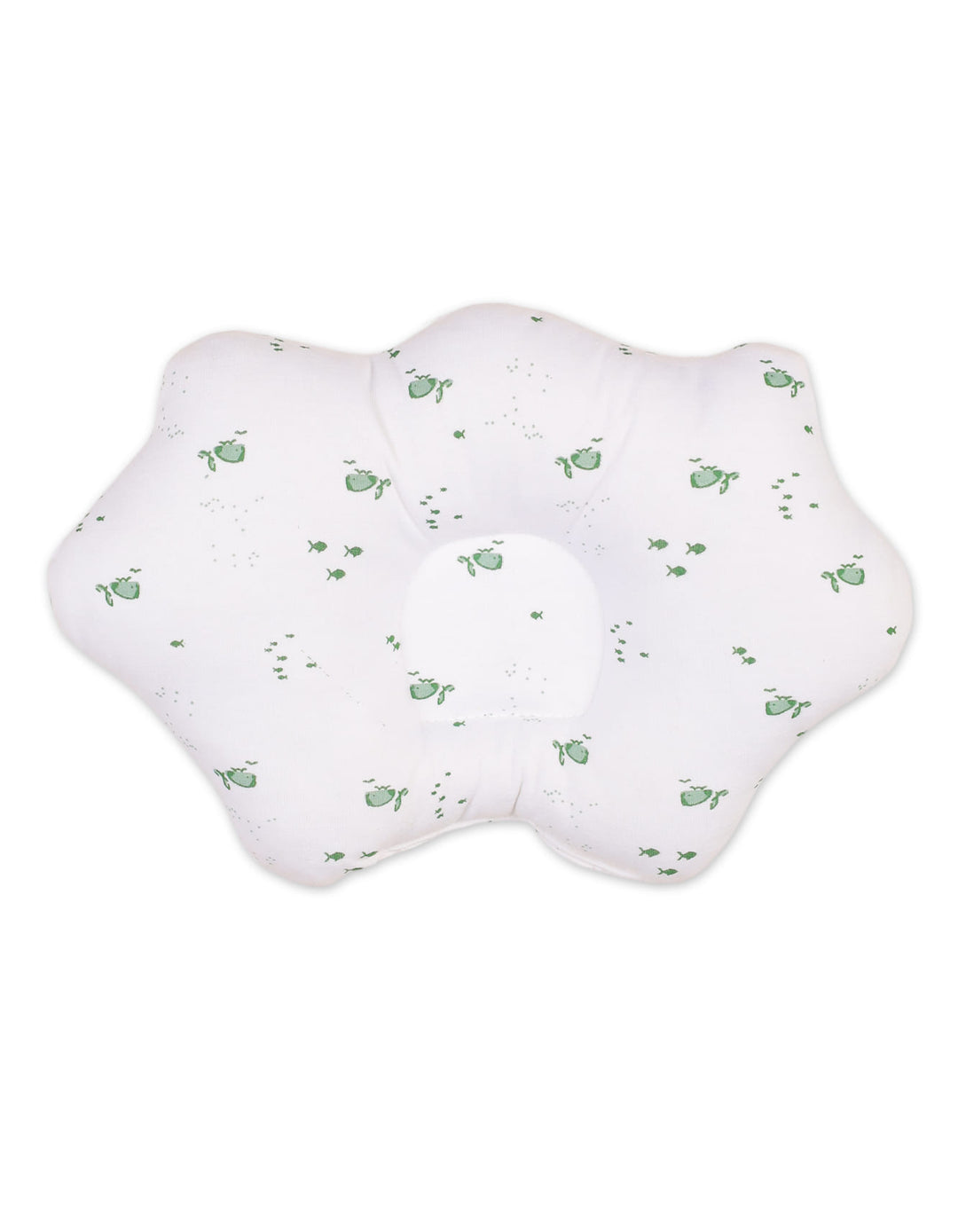 Newborn Head Shaping Pillow Bambies Marine Printed White at Zubaidas