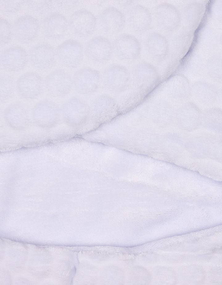 Newborn Hooded Swaddle Wrap Bubbles Grey at Zubaidas Official Pakistan