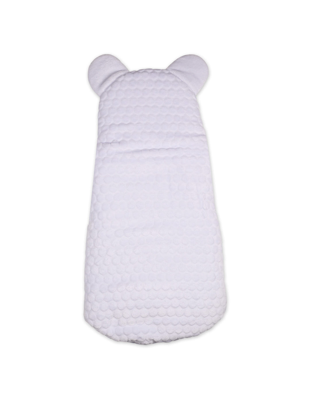 Newborn Hooded Swaddle Wrap Bubbles Grey at Zubaidas