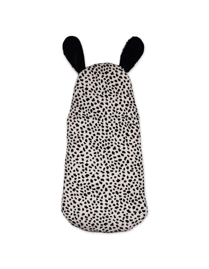 Newborn Hooded Swaddle Wrap Dog Black and White at Zubaidas Best Online Baby Kids and Moms Store in Pakistan