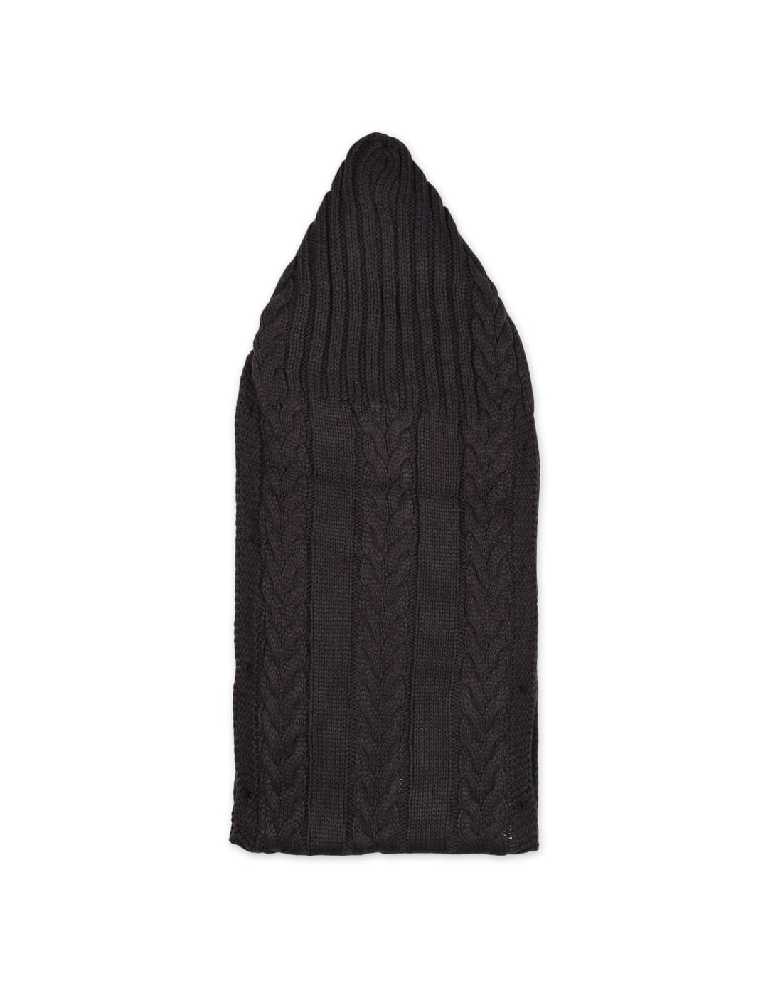 Newborn Hooded Woolen Carry Nest Cable Knit Pattern Black at Zubaidas Online Pakistan