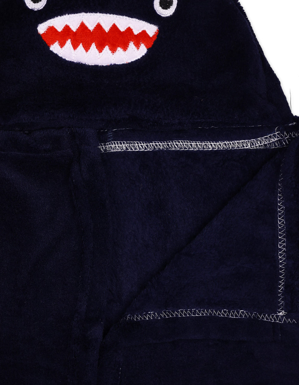 Newborn Hooded Wrapping Blanket Shark Navy Blue at Zubaidas Official Pakistan
