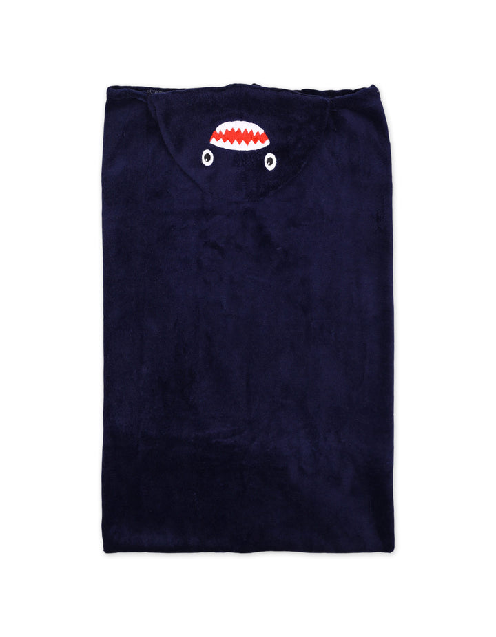 Newborn Hooded Wrapping Blanket Shark Navy Blue at Zubaidas Online Pakistan