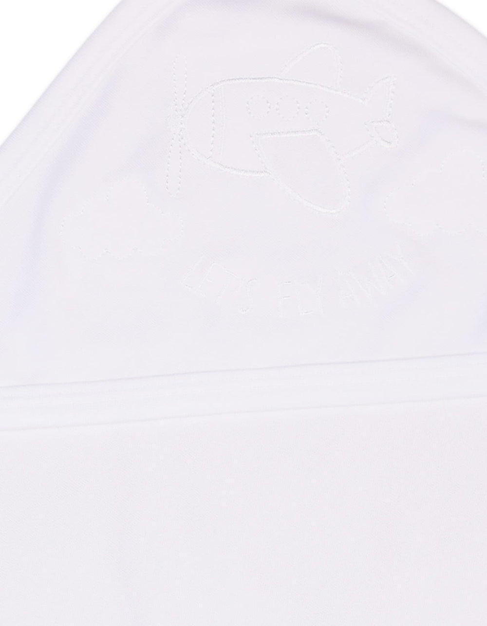 Newborn Hooded Wrapping Sheet Aeroplane White at Zubaidas Official Pakistan