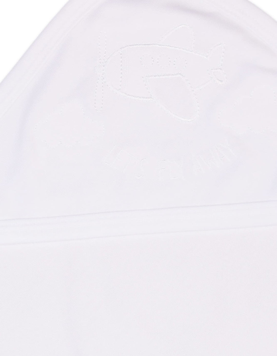 Newborn Hooded Wrapping Sheet Aeroplane White at Zubaidas Official Pakistan
