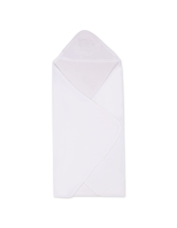 Newborn Hooded Wrapping Sheet Aeroplane White at Zubaidas